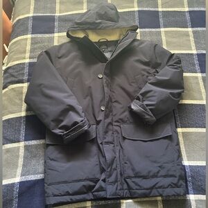J Crew Sherpa Lined Parka Coat